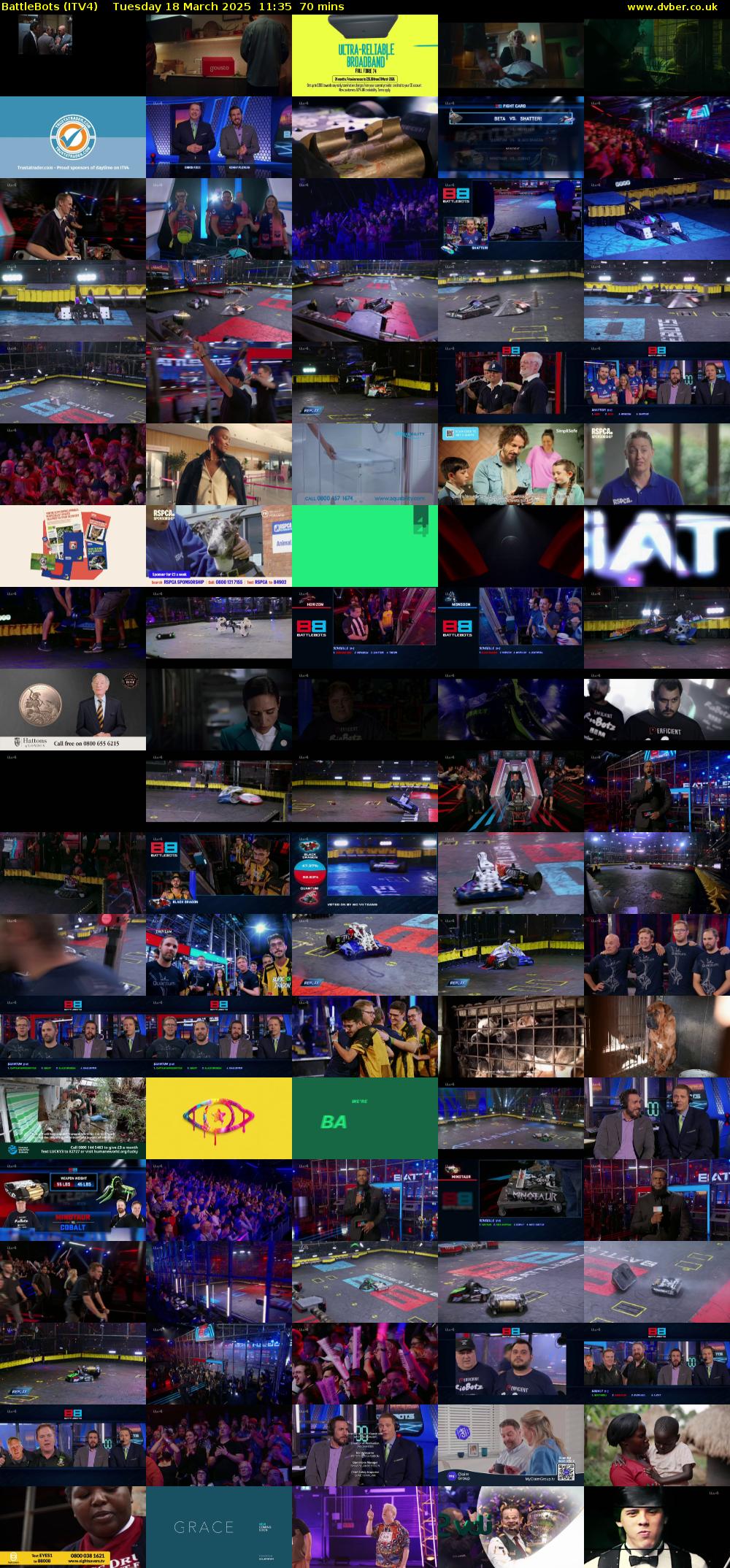 Battlebots (ITV4) Tuesday 18 March 2025 11:35 - 12:45