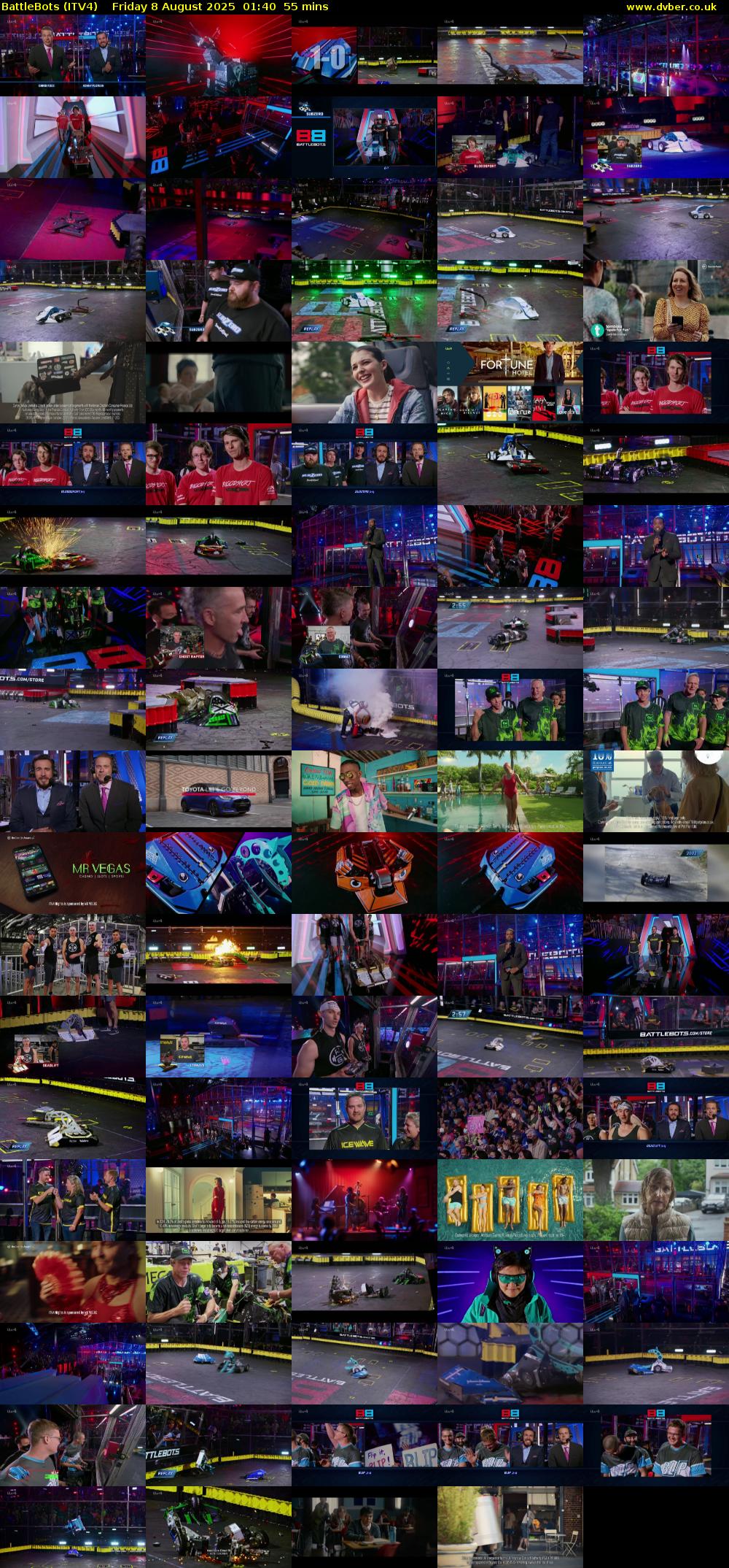 Battlebots (ITV4) Friday 8 August 2025 01:40 - 02:35
