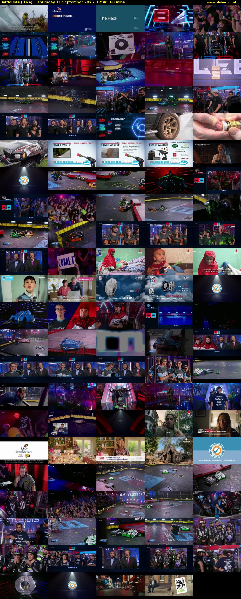 Battlebots (ITV4) Thursday 11 September 2025 12:40 - 13:40