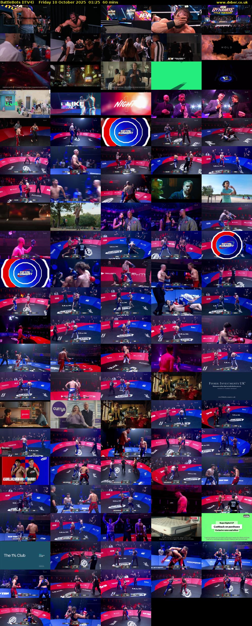 Battlebots (ITV4) Friday 10 October 2025 01:25 - 02:25