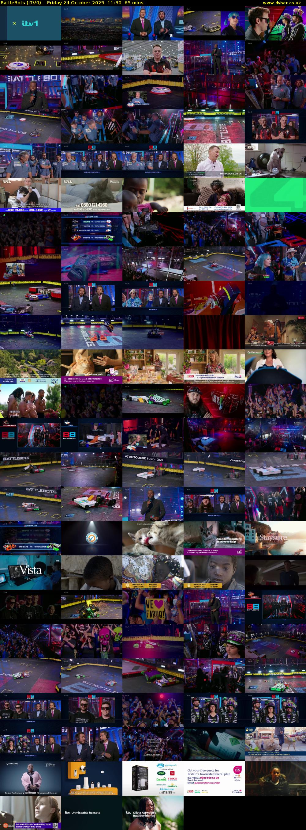 Battlebots (ITV4) Friday 24 October 2025 11:30 - 12:35