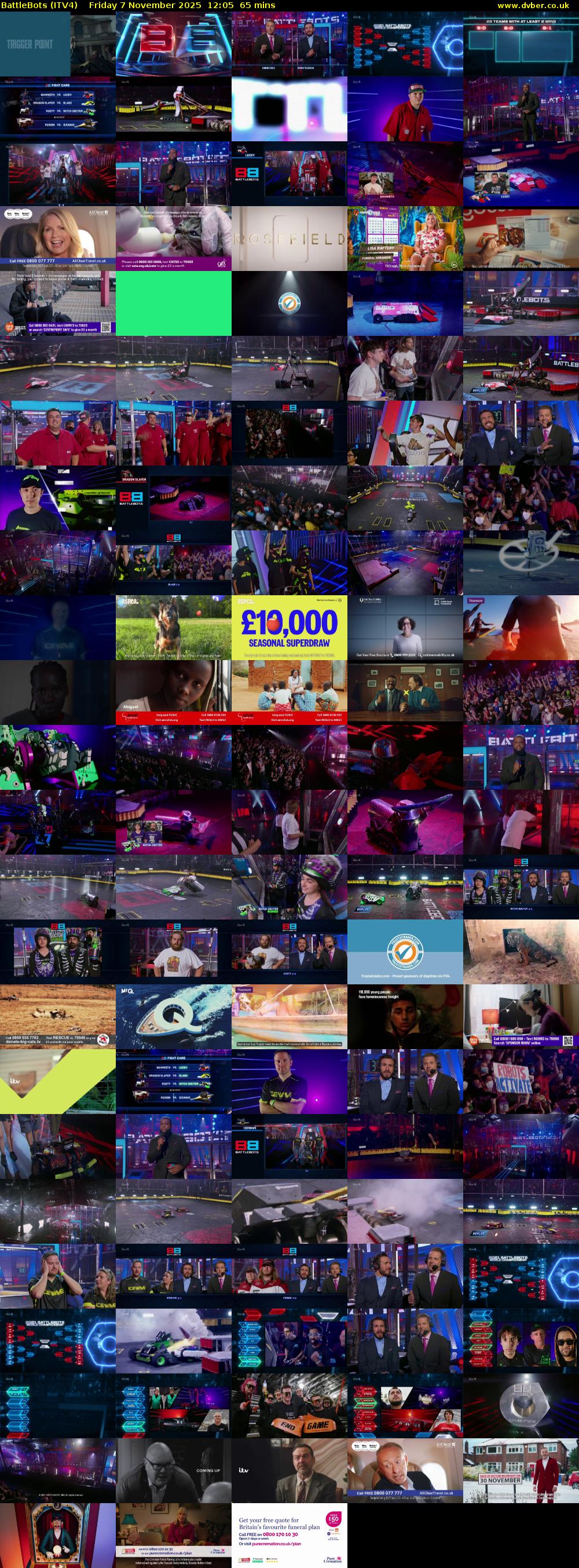 Battlebots (ITV4) Friday 7 November 2025 12:05 - 13:10
