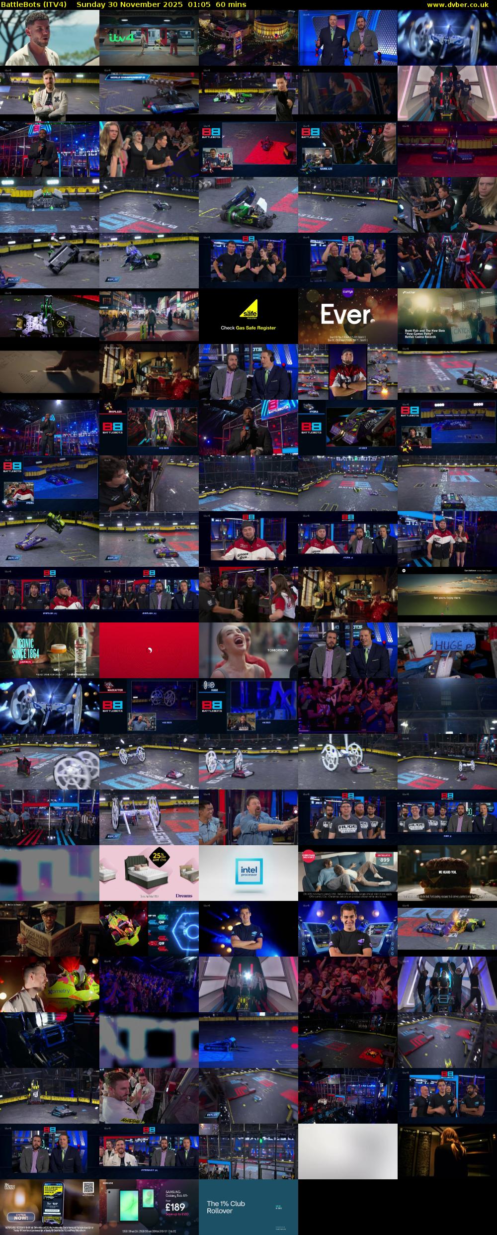 Battlebots (ITV4) Sunday 30 November 2025 01:05 - 02:05