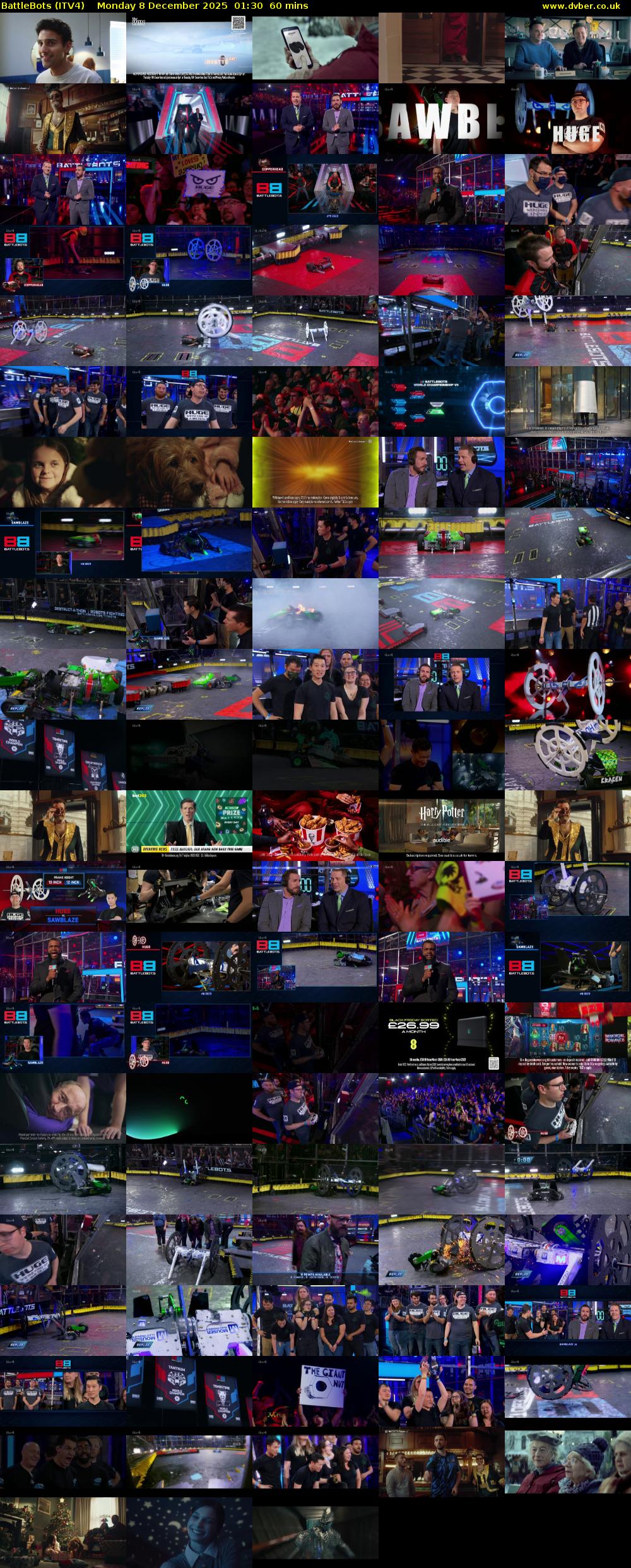 Battlebots (ITV4) Monday 8 December 2025 01:30 - 02:30
