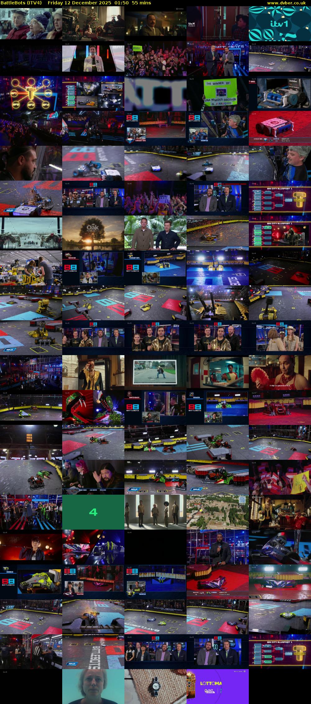 Battlebots (ITV4) Friday 12 December 2025 01:50 - 02:45