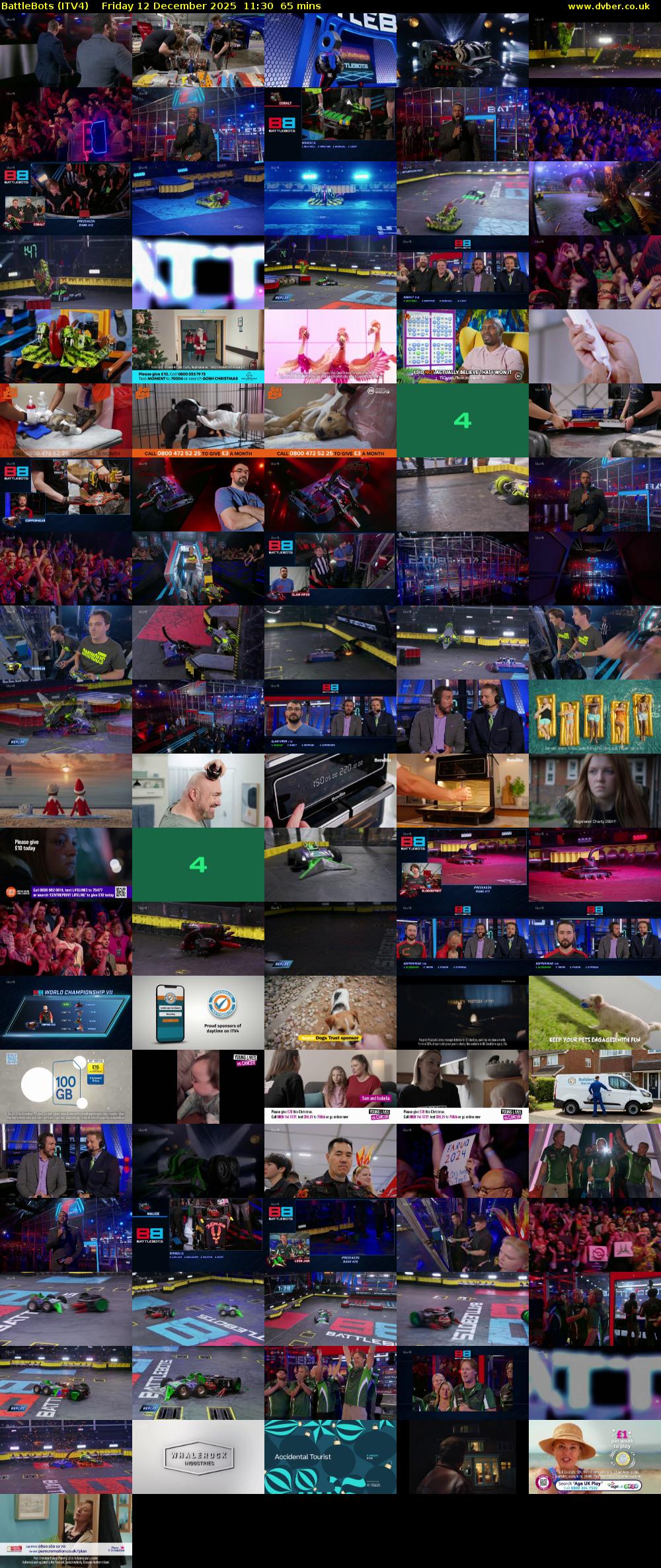 Battlebots (ITV4) Friday 12 December 2025 11:30 - 12:35