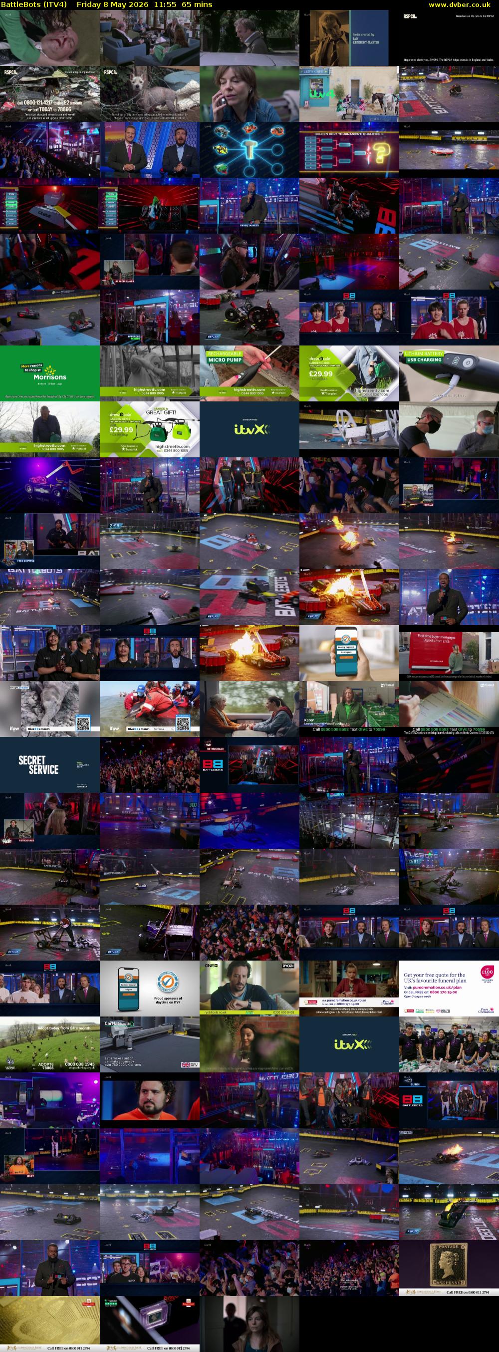 Battlebots (ITV4) Friday 8 May 2026 11:55 - 13:00