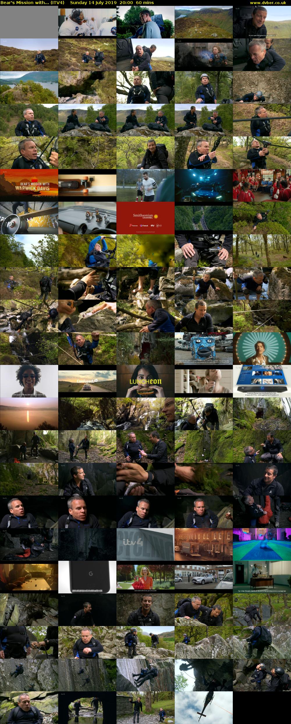 Bear's Mission with... (ITV4) Sunday 14 July 2019 20:00 - 21:00