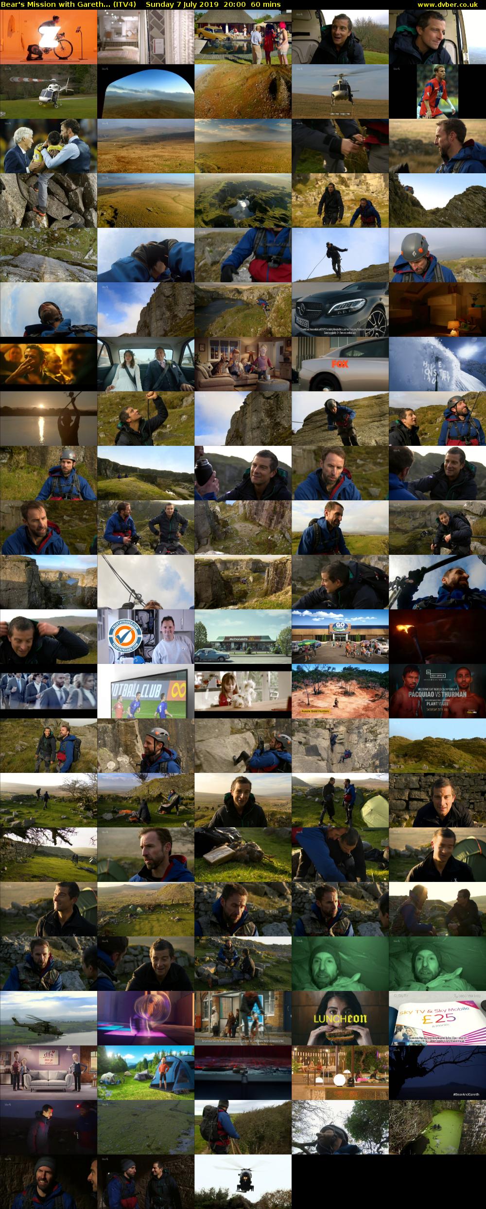 Bear's Mission with Gareth... (ITV4) Sunday 7 July 2019 20:00 - 21:00