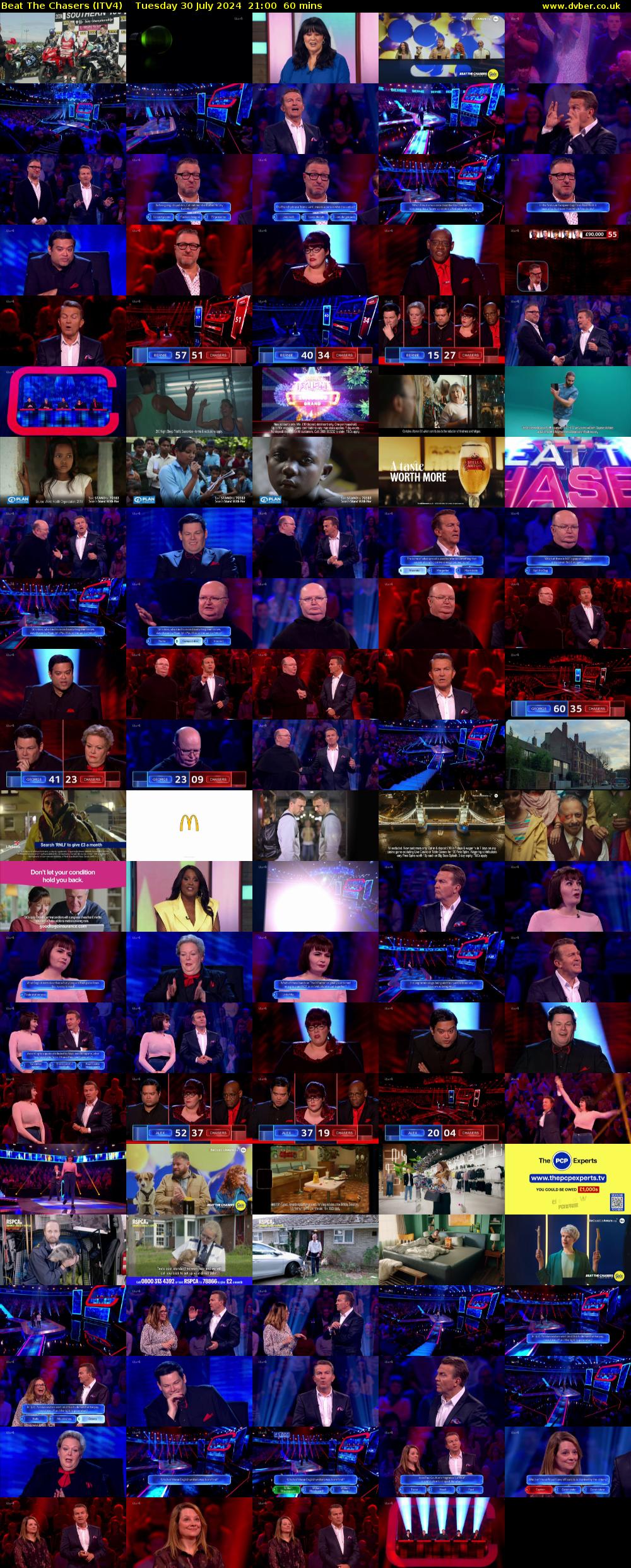 Beat The Chasers (ITV4) Tuesday 30 July 2024 21:00 - 22:00