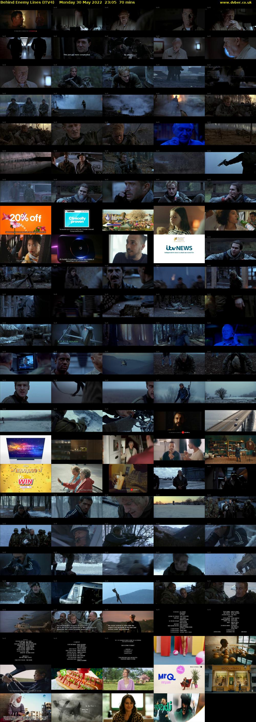 Behind Enemy Lines (ITV4) Monday 30 May 2022 23:05 - 00:15