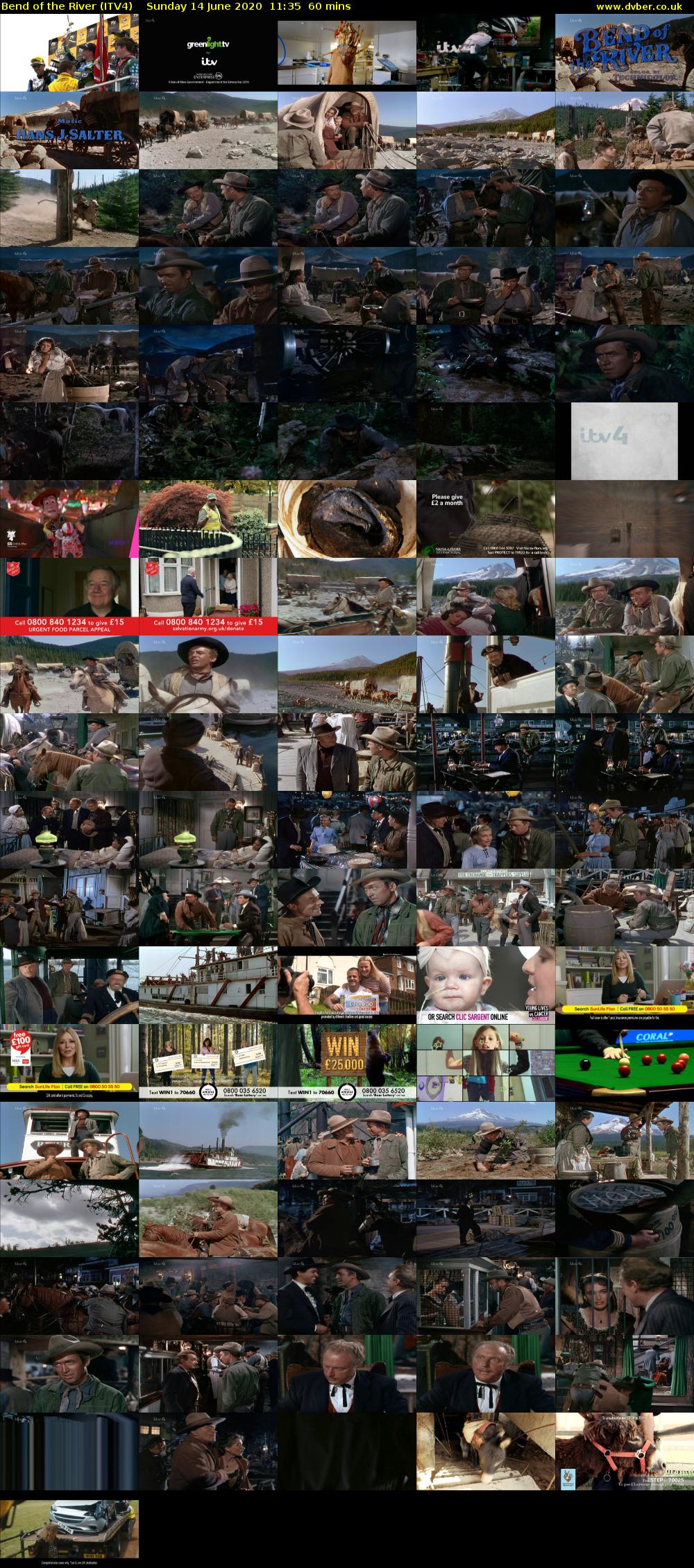 Bend of the River (ITV4) Sunday 14 June 2020 11:35 - 12:35