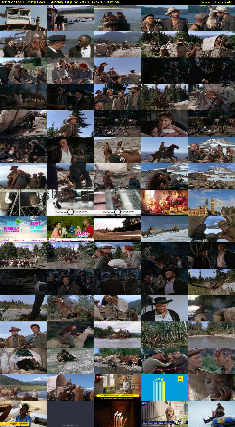 Bend of the River (ITV4) Sunday 14 June 2020 12:40 - 13:30