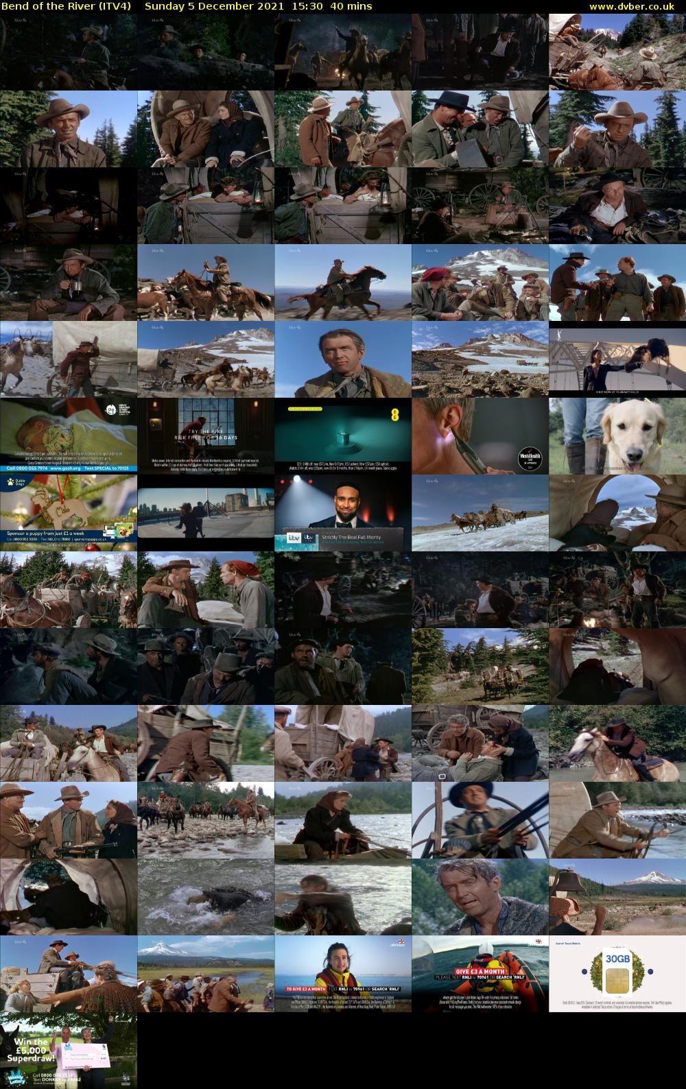 Bend of the River (ITV4) Sunday 5 December 2021 15:30 - 16:10