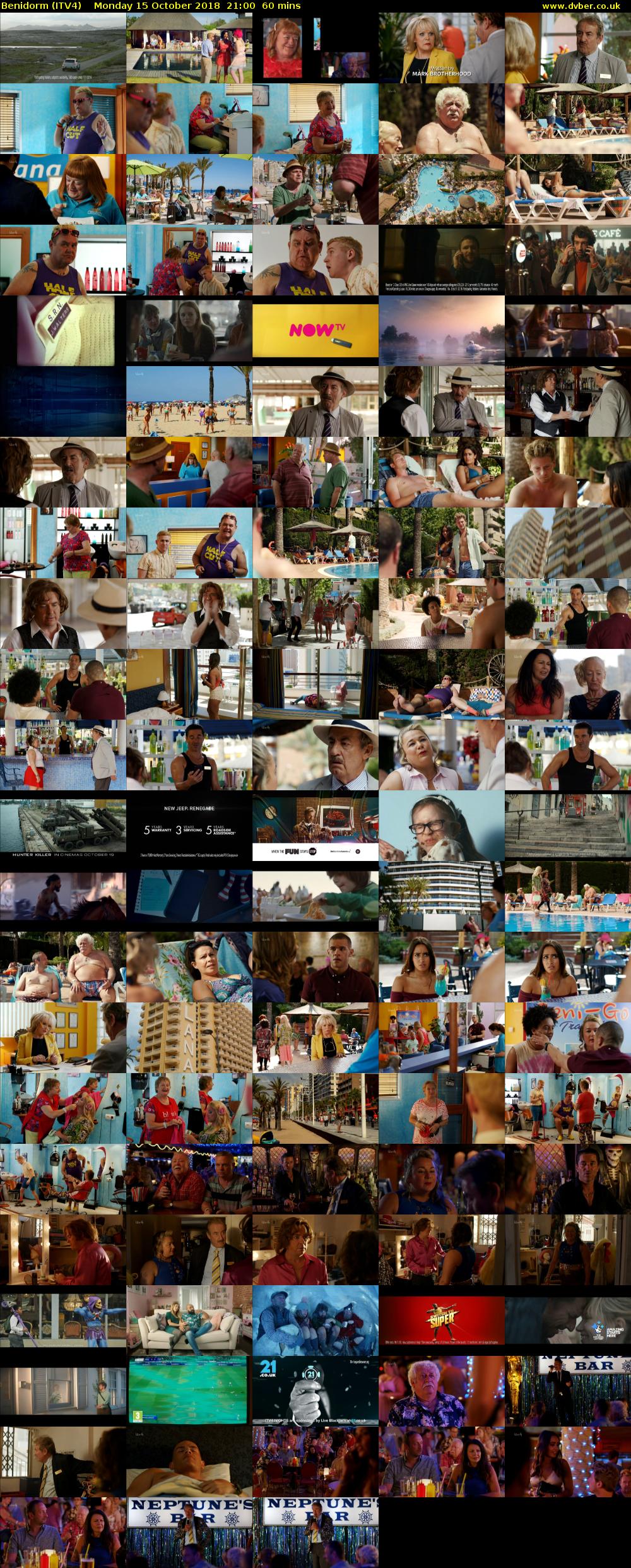 Benidorm (ITV4) Monday 15 October 2018 21:00 - 22:00