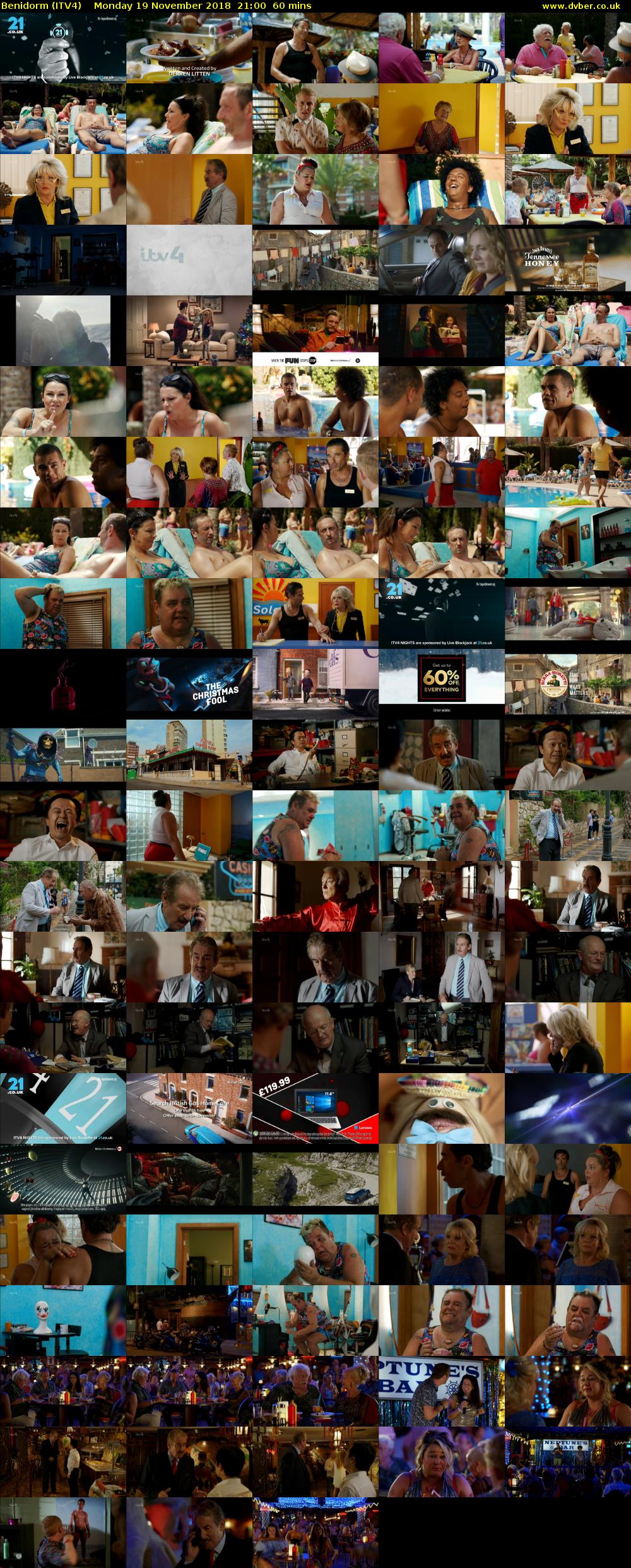 Benidorm (ITV4) Monday 19 November 2018 21:00 - 22:00