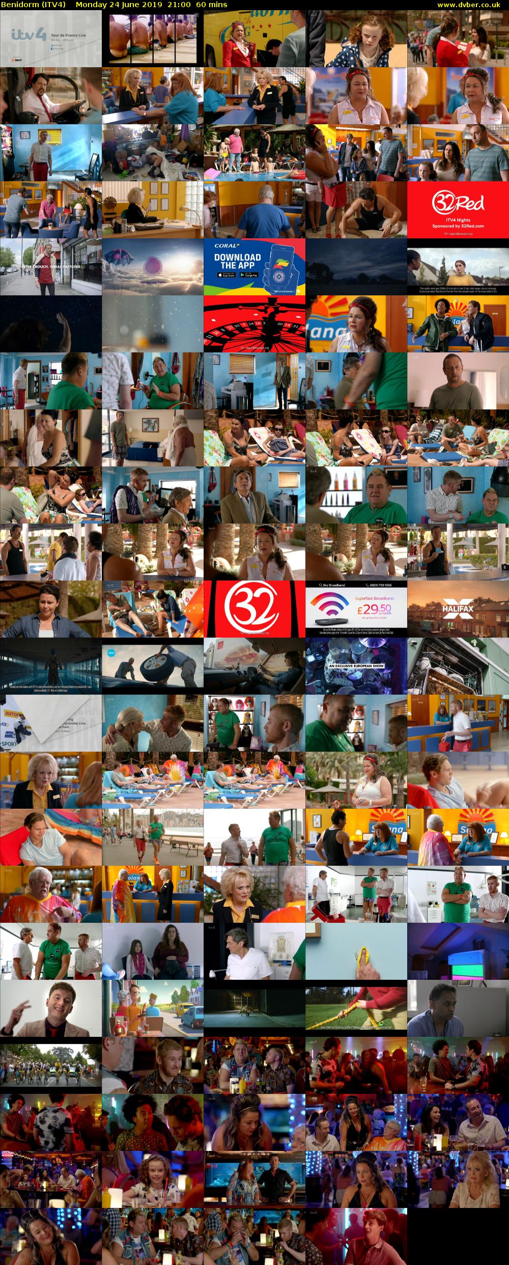 Benidorm (ITV4) Monday 24 June 2019 21:00 - 22:00
