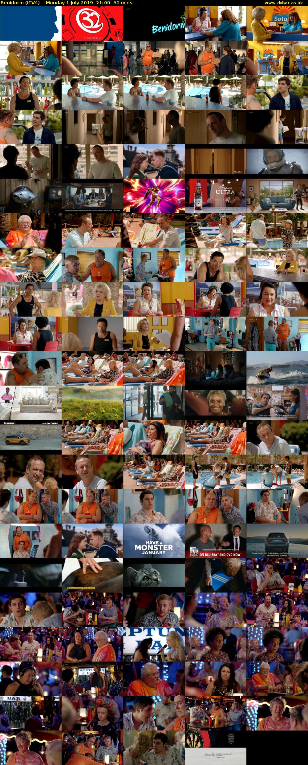 Benidorm (ITV4) Monday 1 July 2019 21:00 - 22:00