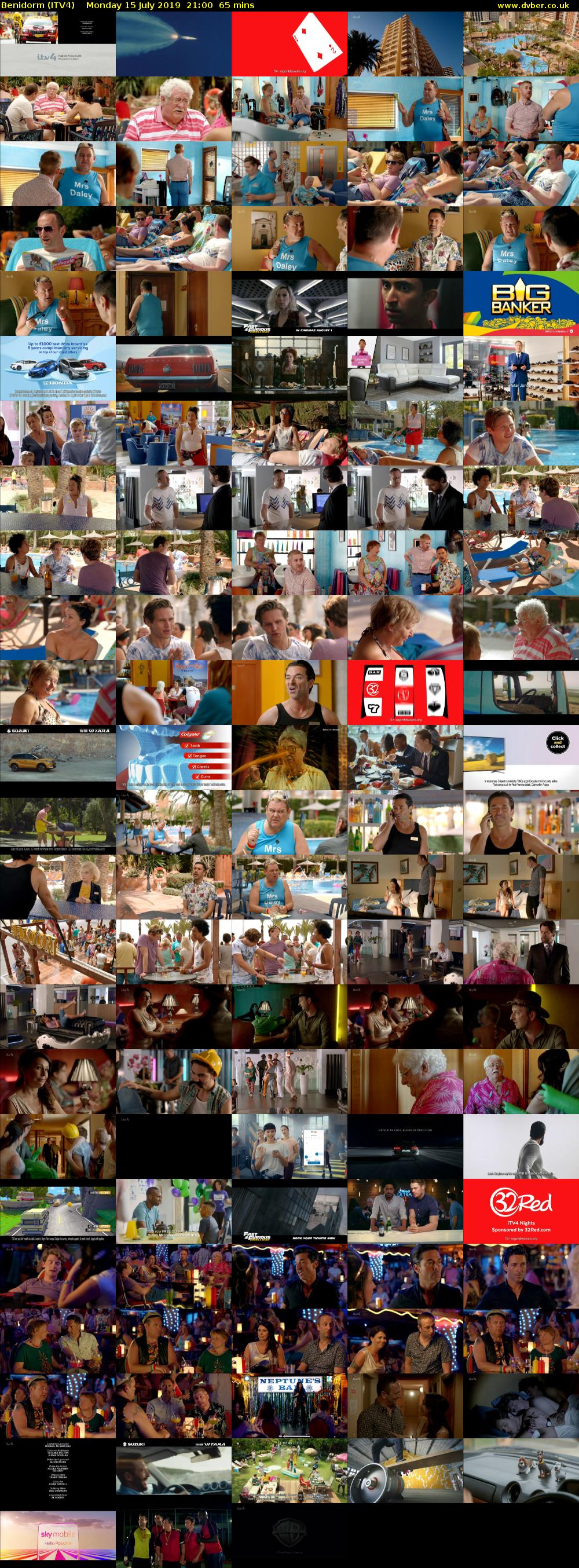 Benidorm (ITV4) Monday 15 July 2019 21:00 - 22:05