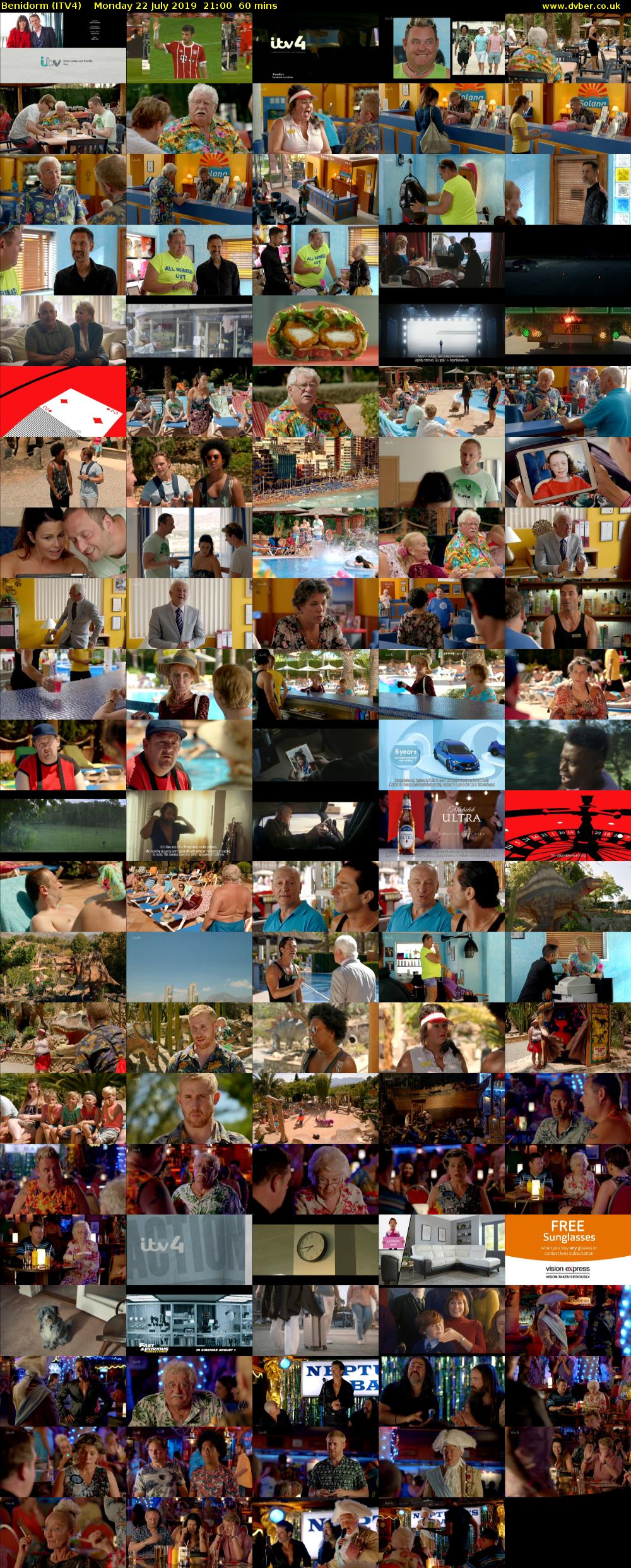 Benidorm (ITV4) Monday 22 July 2019 21:00 - 22:00
