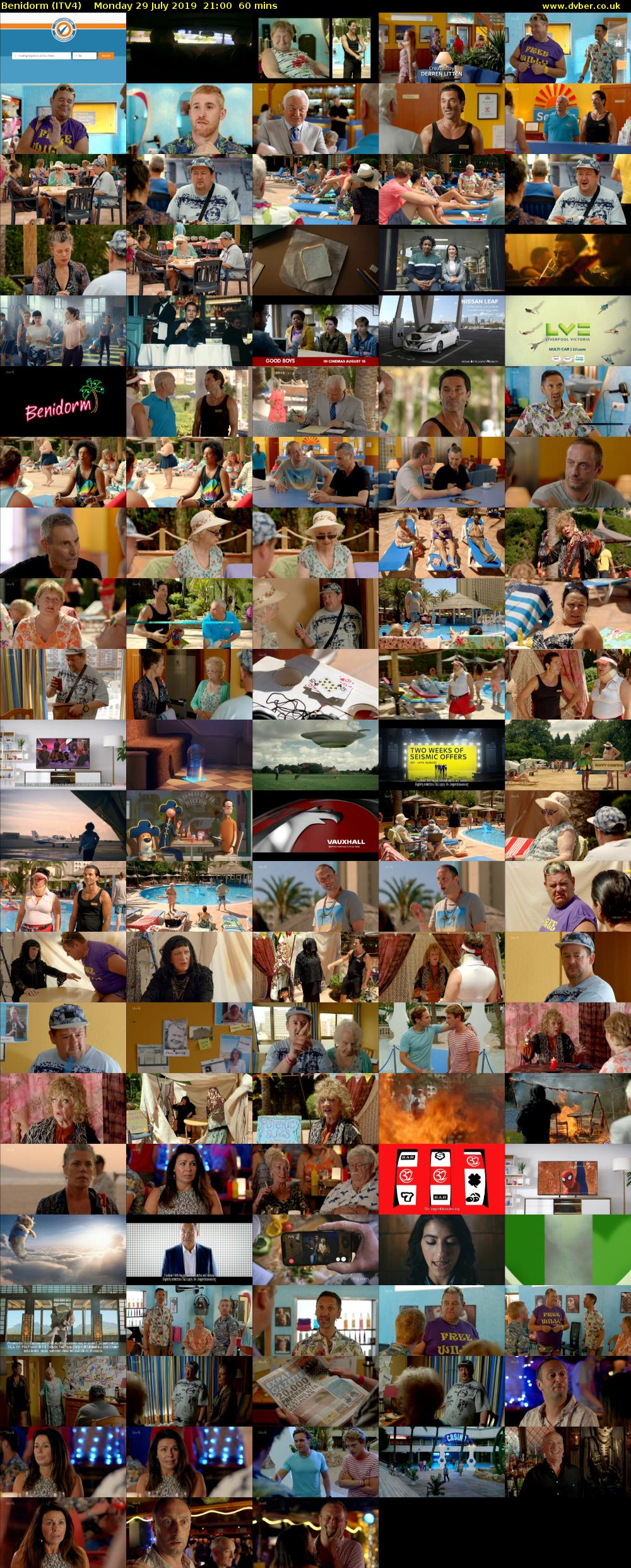 Benidorm (ITV4) Monday 29 July 2019 21:00 - 22:00
