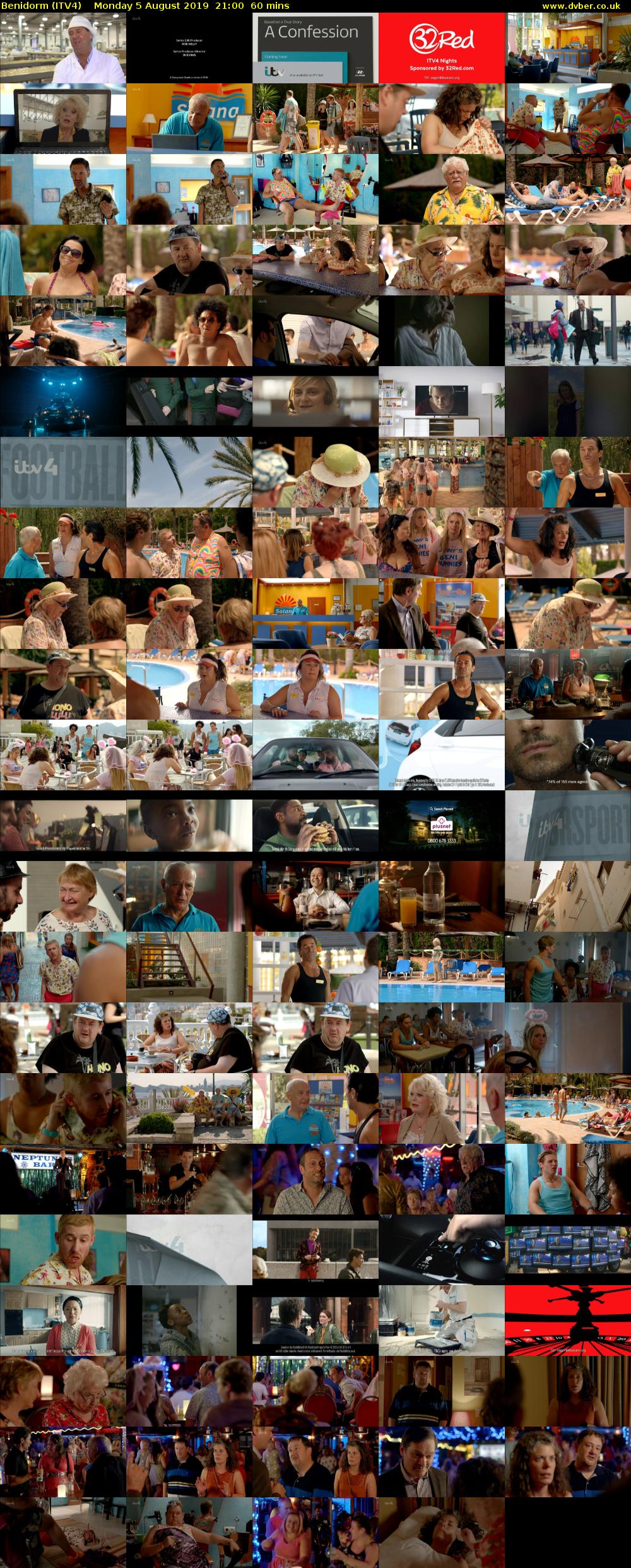 Benidorm (ITV4) Monday 5 August 2019 21:00 - 22:00