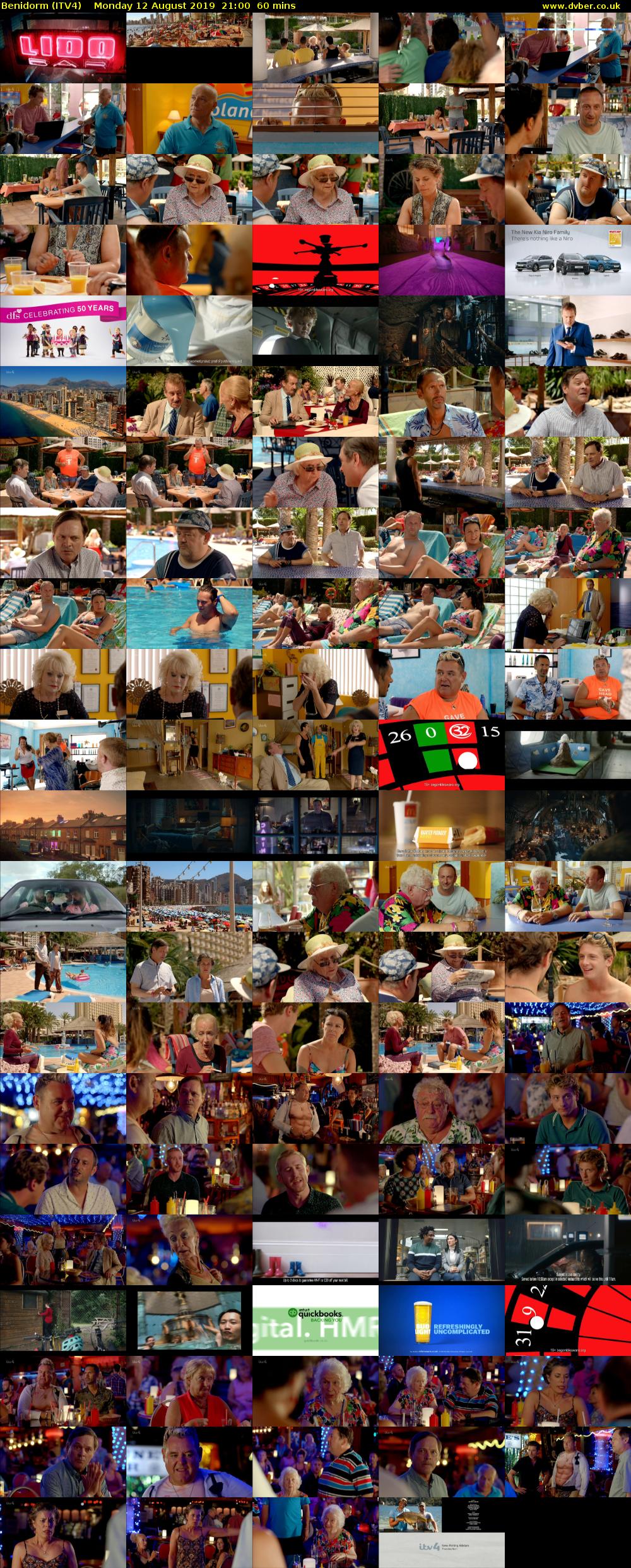 Benidorm (ITV4) Monday 12 August 2019 21:00 - 22:00