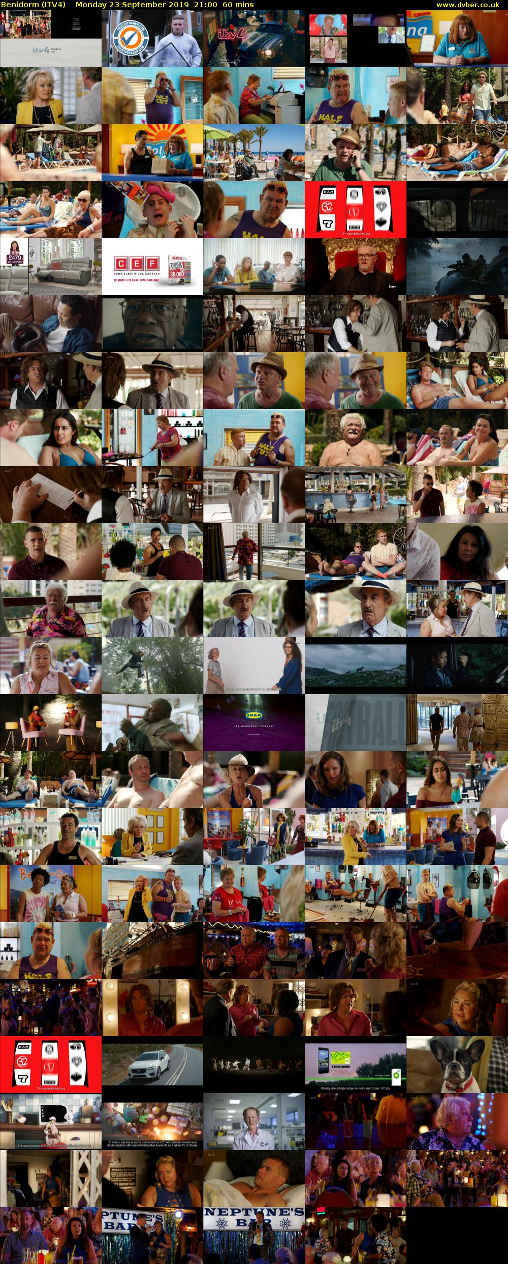 Benidorm (ITV4) Monday 23 September 2019 21:00 - 22:00