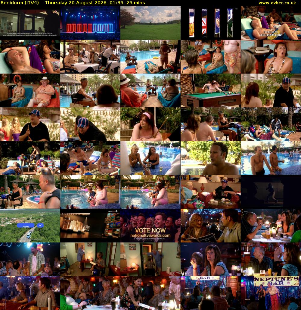 Benidorm (ITV4) Thursday 20 August 2026 01:35 - 02:00