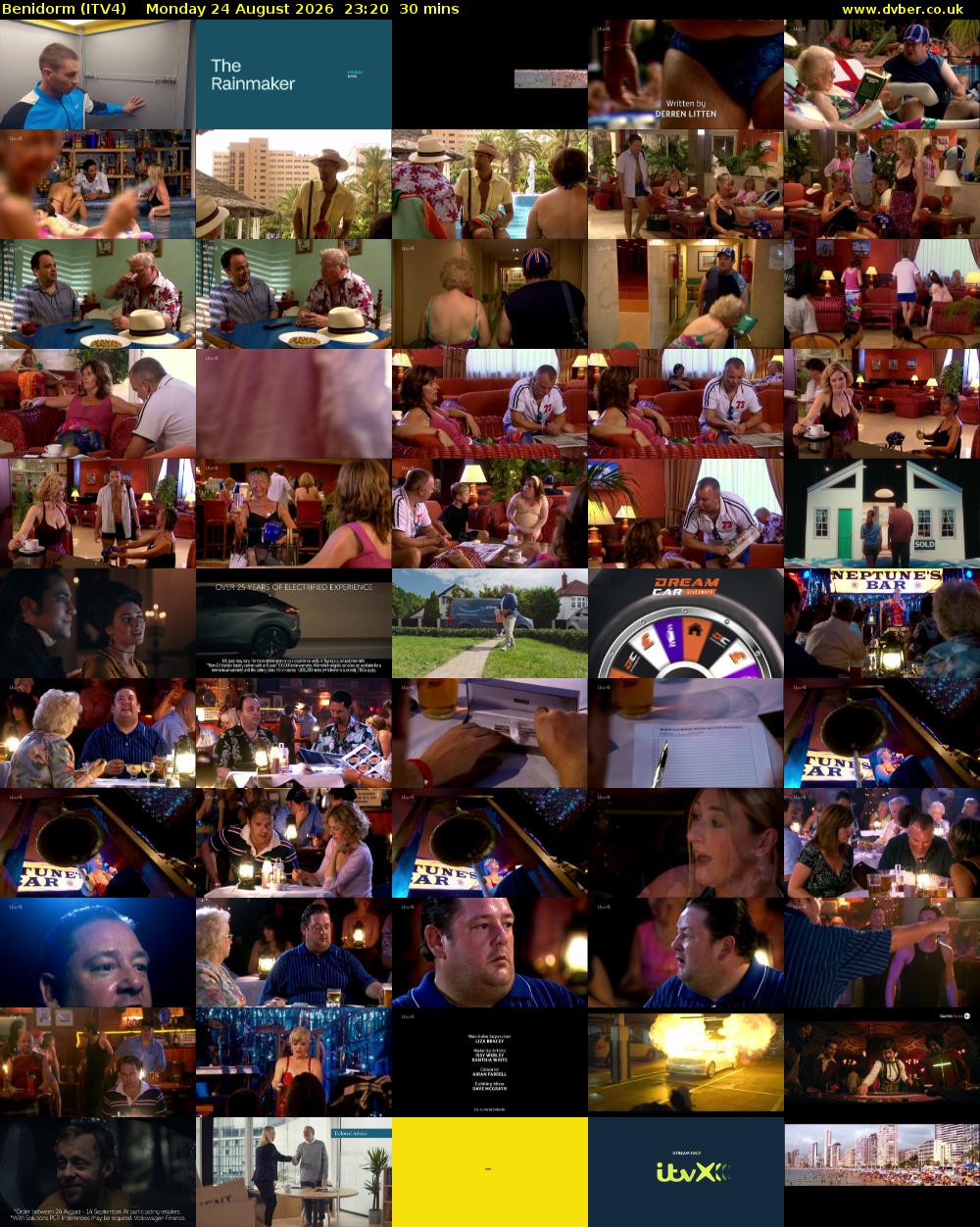 Benidorm (ITV4) Monday 24 August 2026 23:20 - 23:50