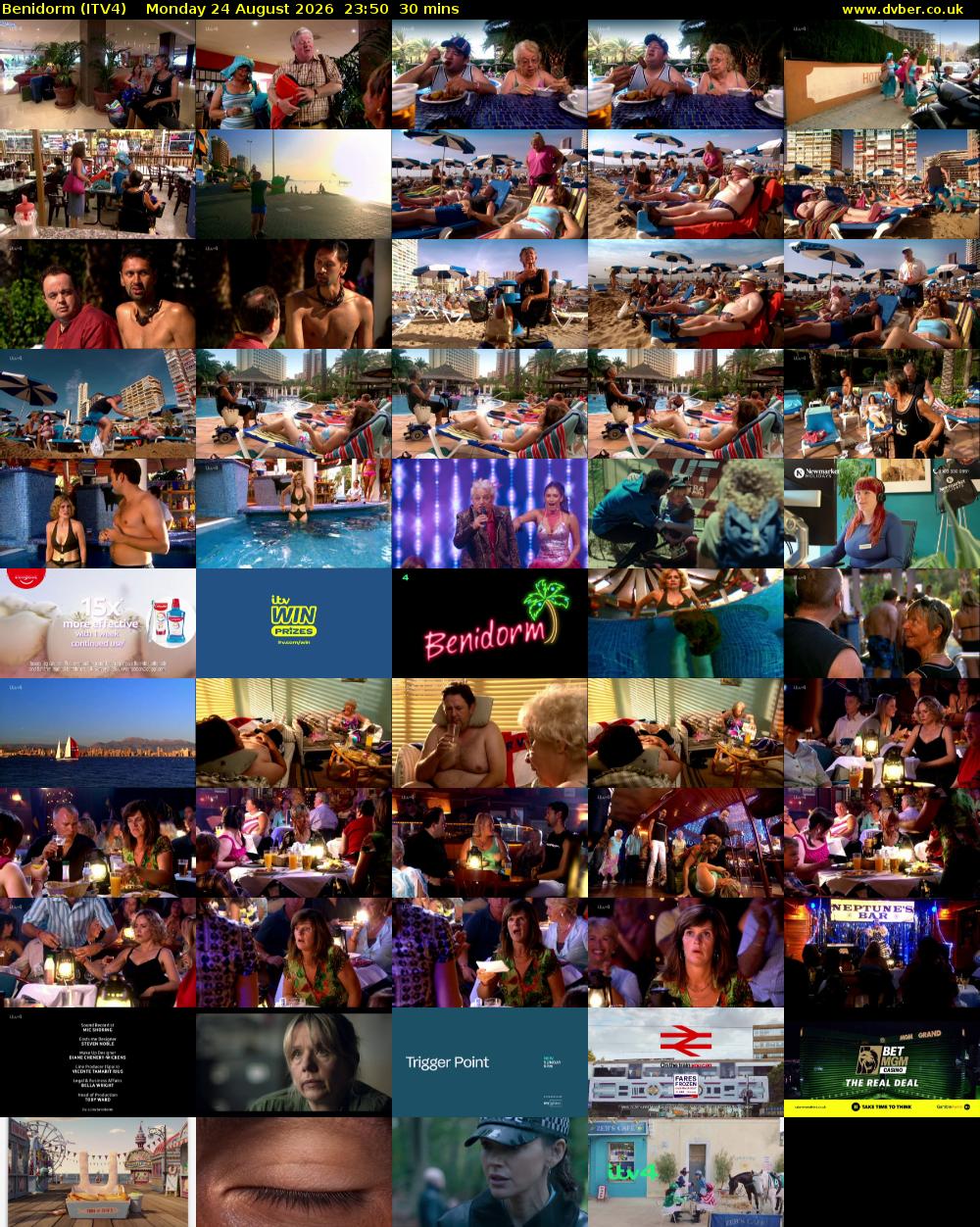 Benidorm (ITV4) Monday 24 August 2026 23:50 - 00:20