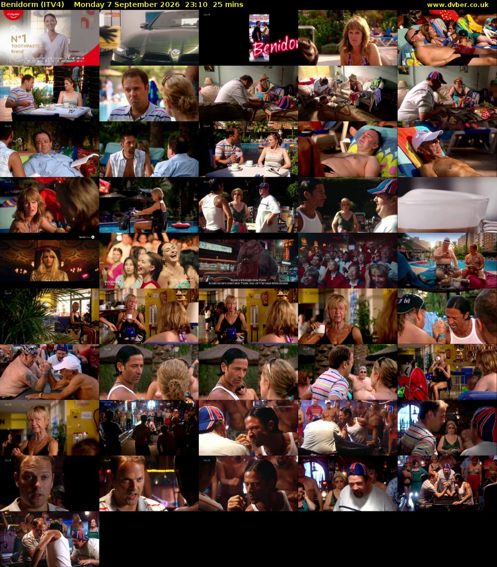 Benidorm (ITV4) Monday 7 September 2026 23:10 - 23:35