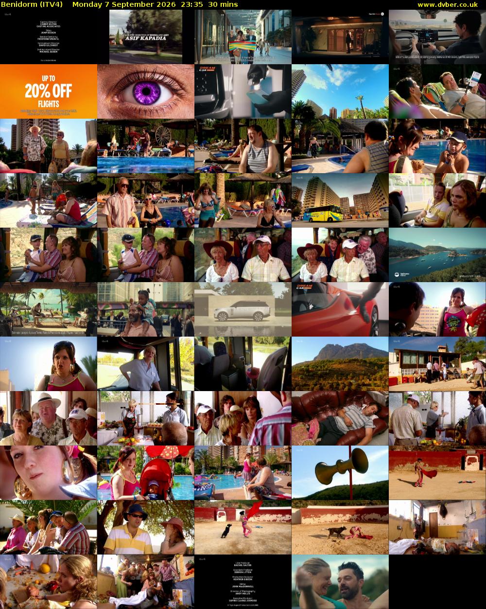 Benidorm (ITV4) Monday 7 September 2026 23:35 - 00:05