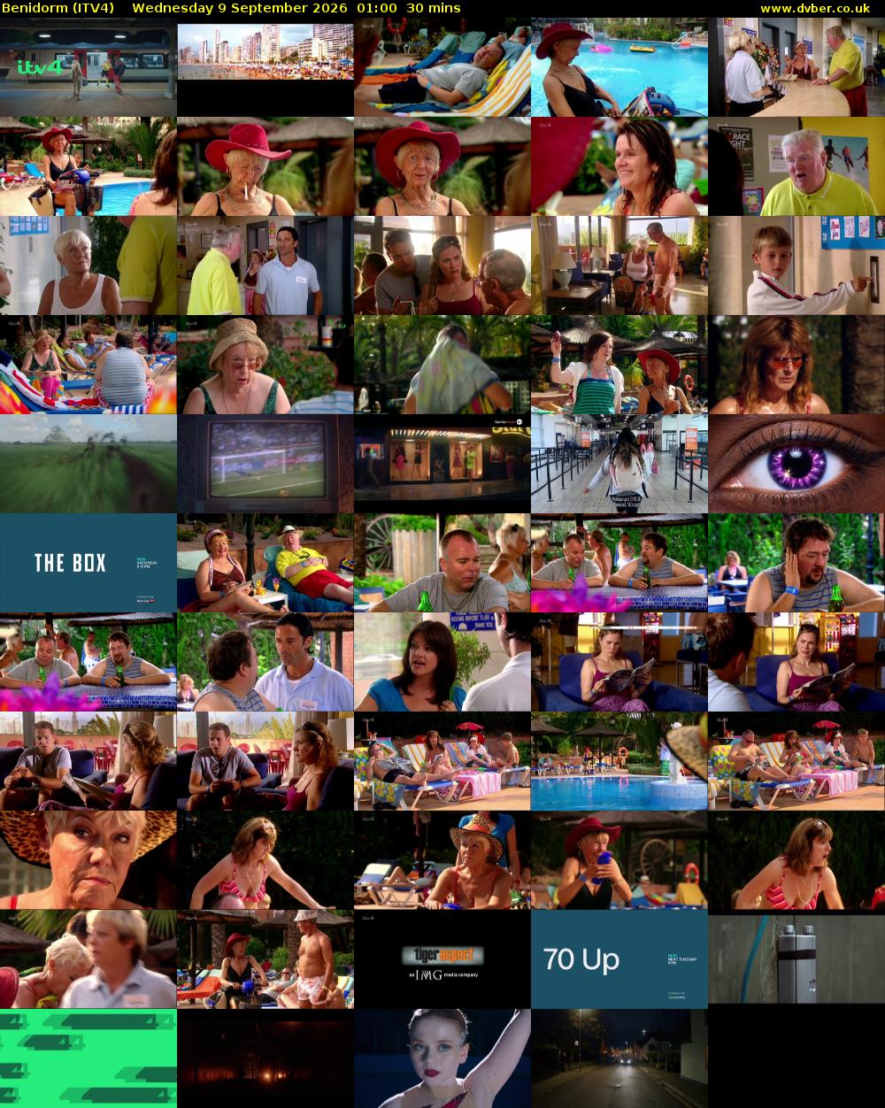 Benidorm (ITV4) Wednesday 9 September 2026 01:00 - 01:30