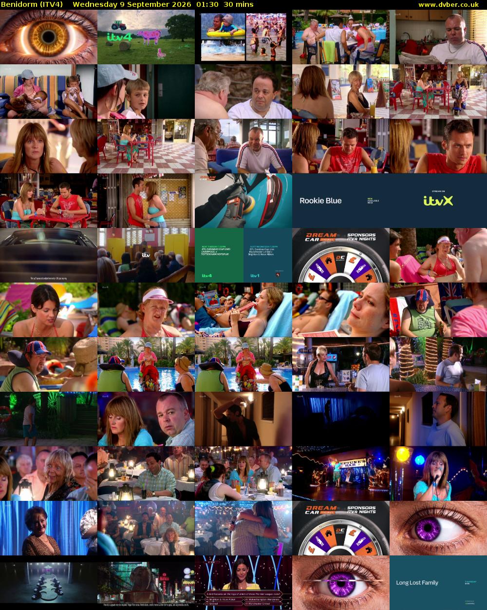 Benidorm (ITV4) Wednesday 9 September 2026 01:30 - 02:00