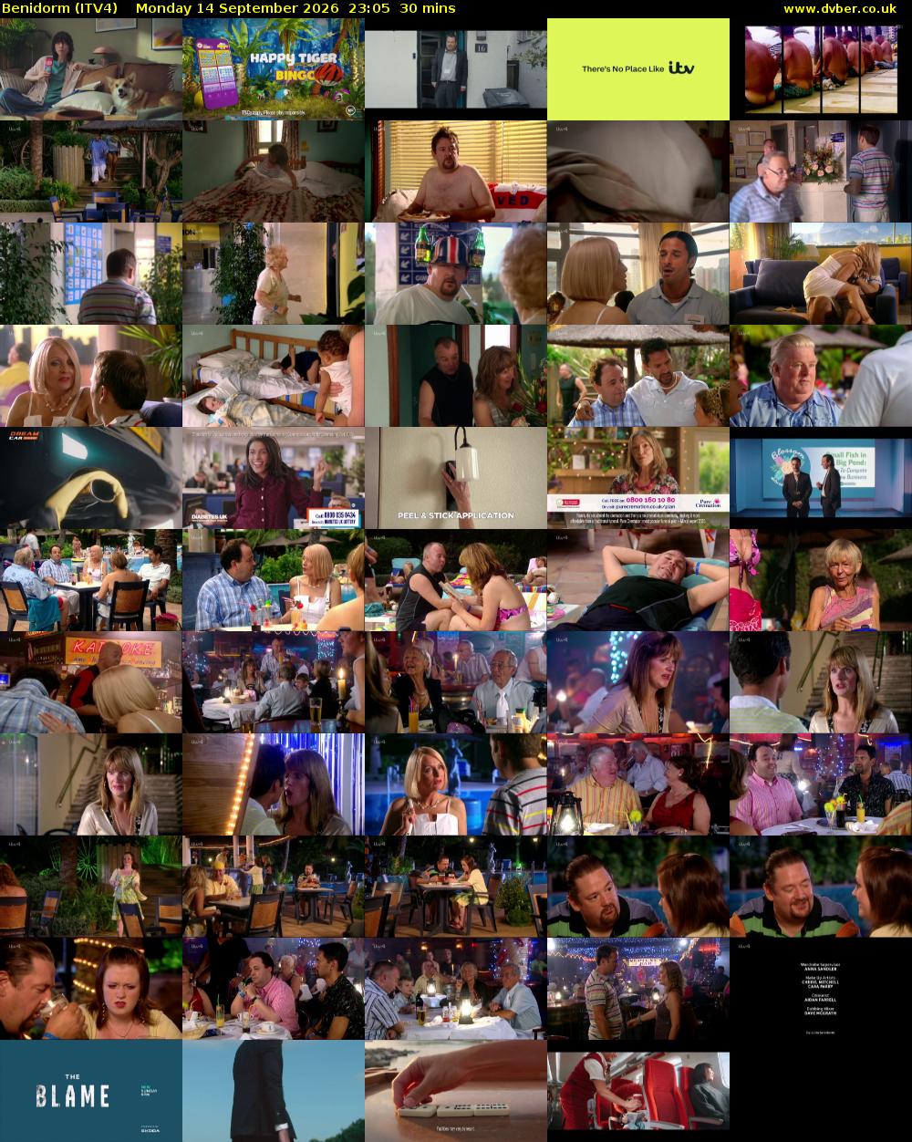 Benidorm (ITV4) Monday 14 September 2026 23:05 - 23:35