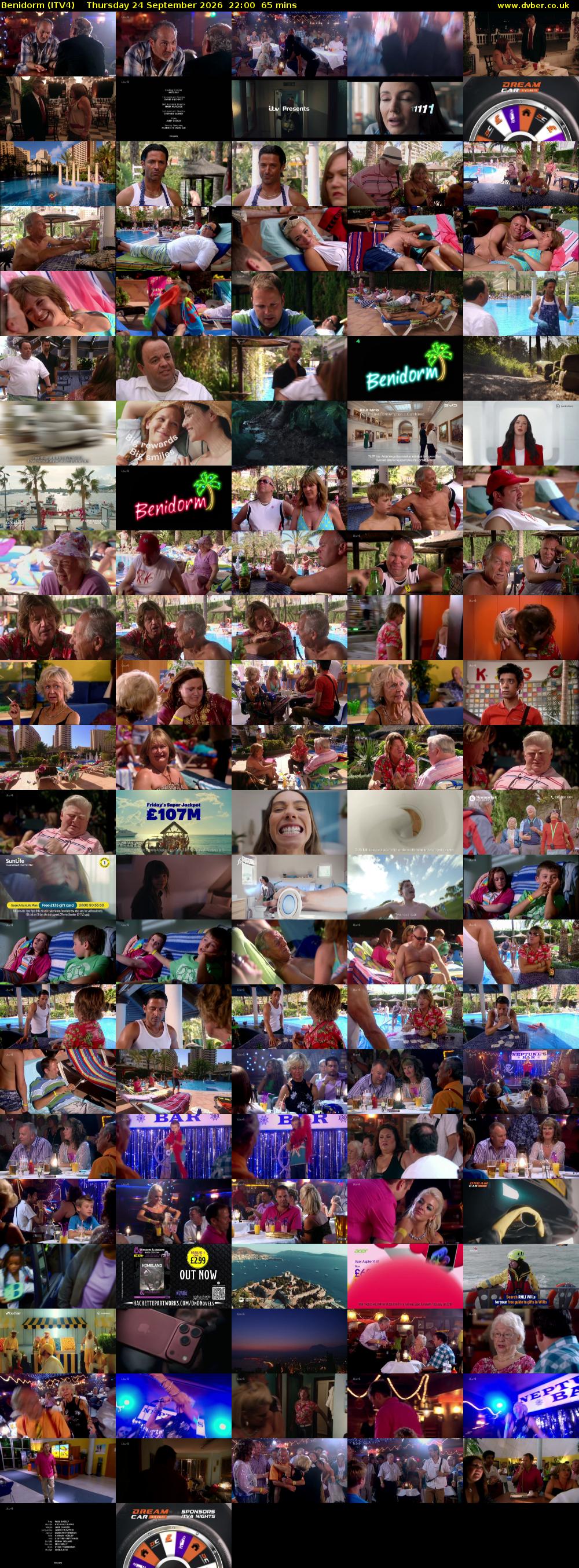 Benidorm (ITV4) Thursday 24 September 2026 22:00 - 23:05