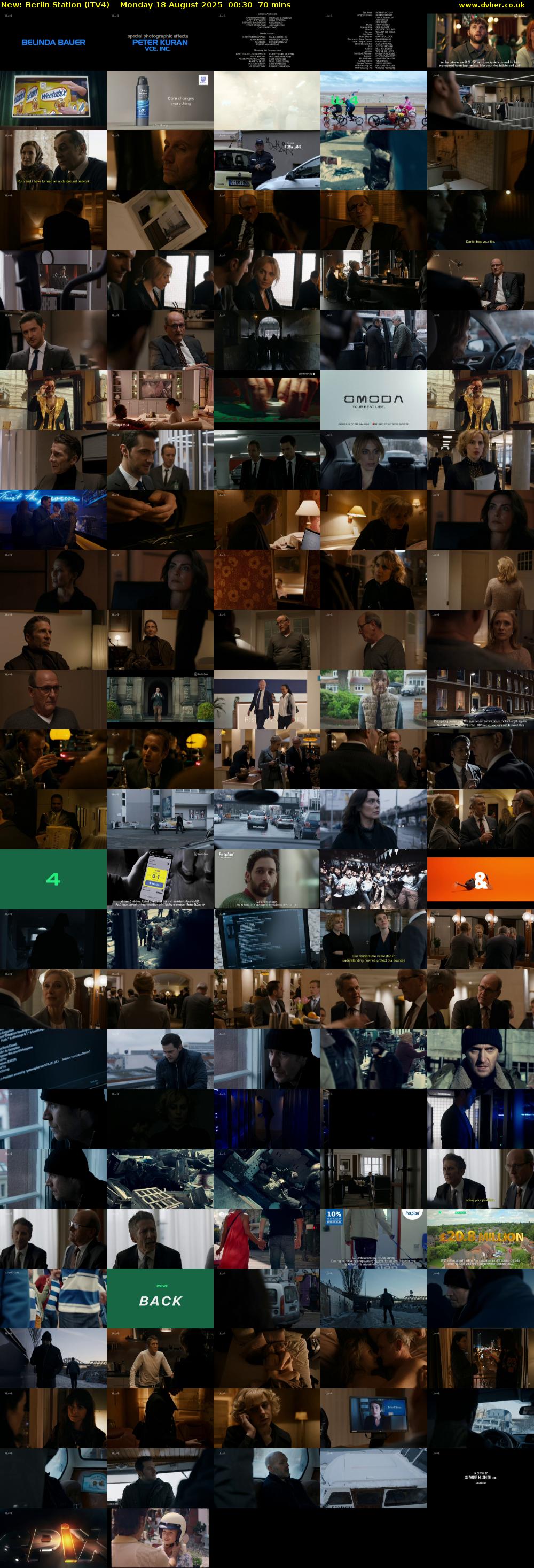 Berlin Station (ITV4) Monday 18 August 2025 00:30 - 01:40