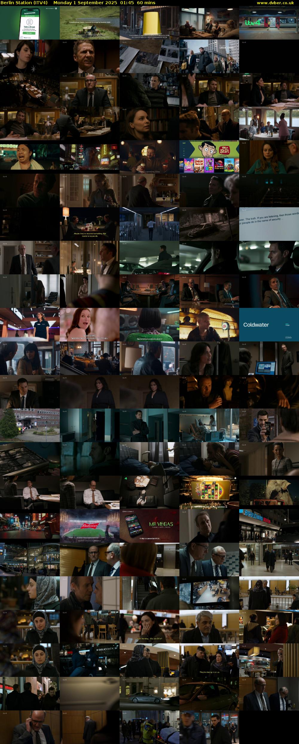 Berlin Station (ITV4) Monday 1 September 2025 01:45 - 02:45