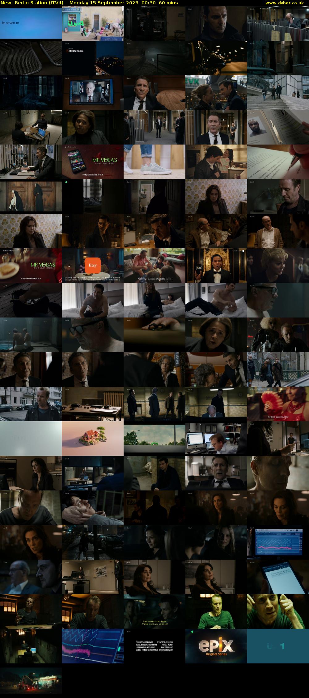 Berlin Station (ITV4) Monday 15 September 2025 00:30 - 01:30