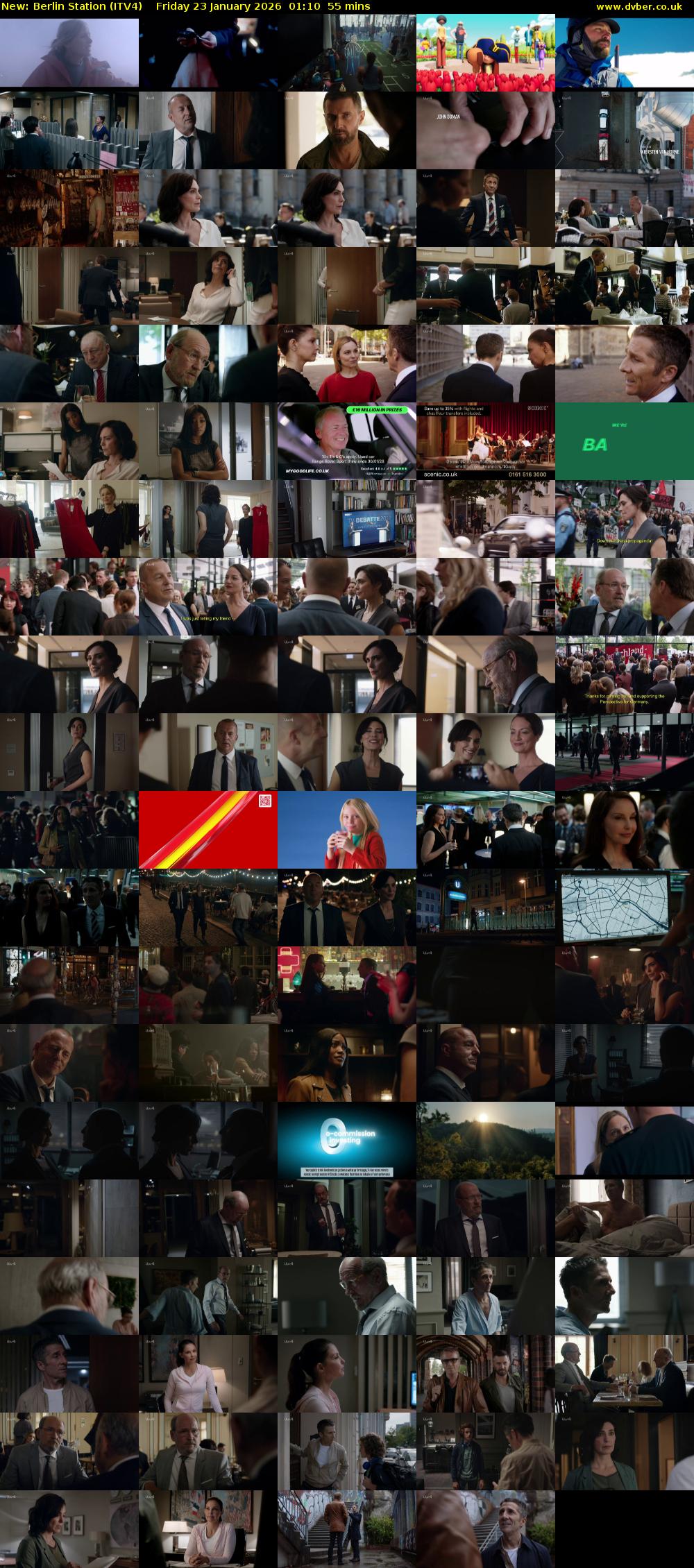 Berlin Station (ITV4) Friday 23 January 2026 01:10 - 02:05