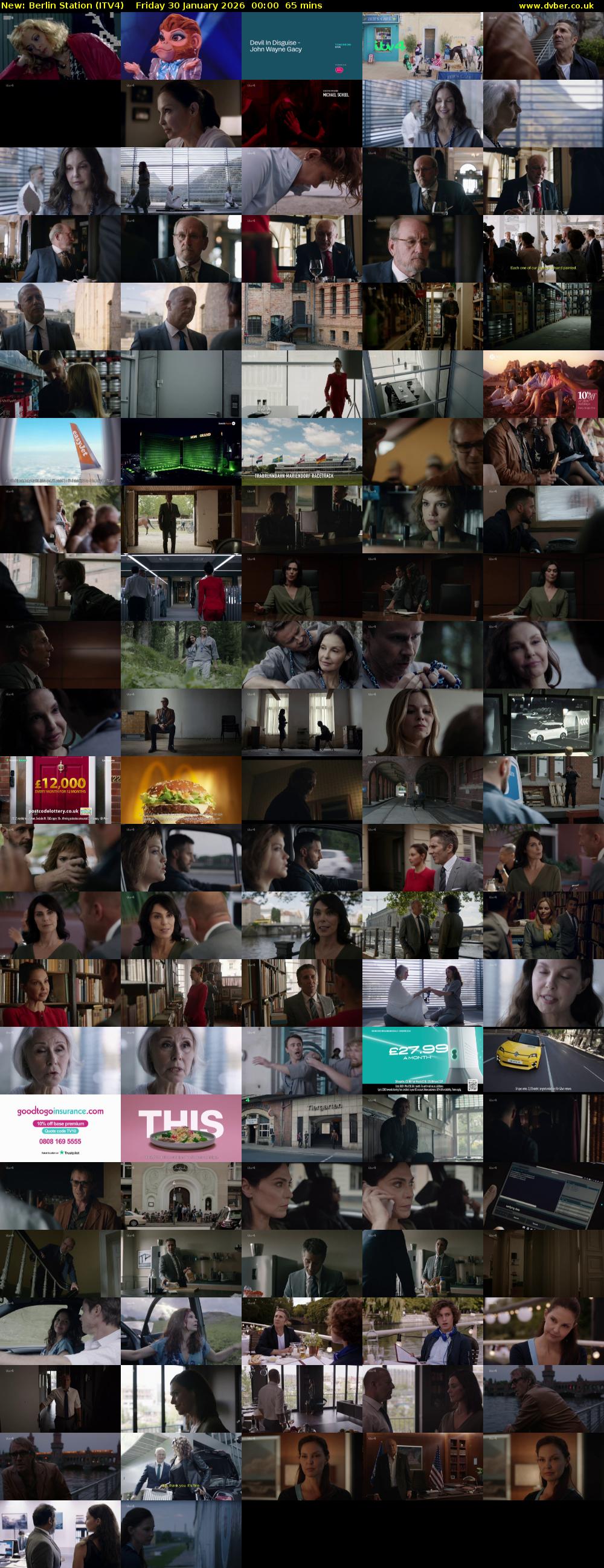 Berlin Station (ITV4) Friday 30 January 2026 00:00 - 01:05