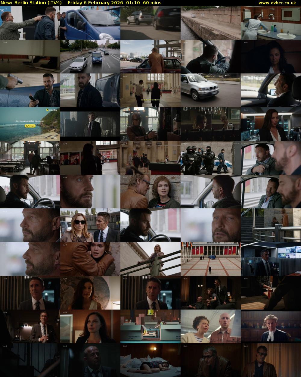 Berlin Station (ITV4) Friday 6 February 2026 01:10 - 02:10