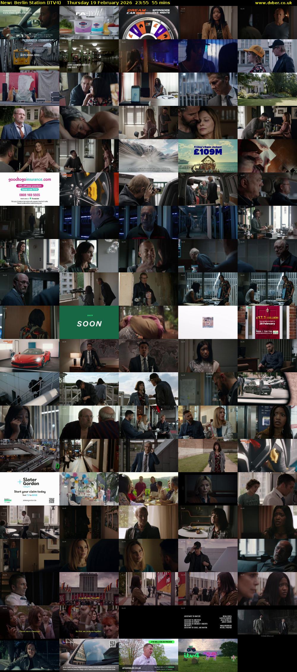 Berlin Station (ITV4) Thursday 19 February 2026 23:55 - 00:50