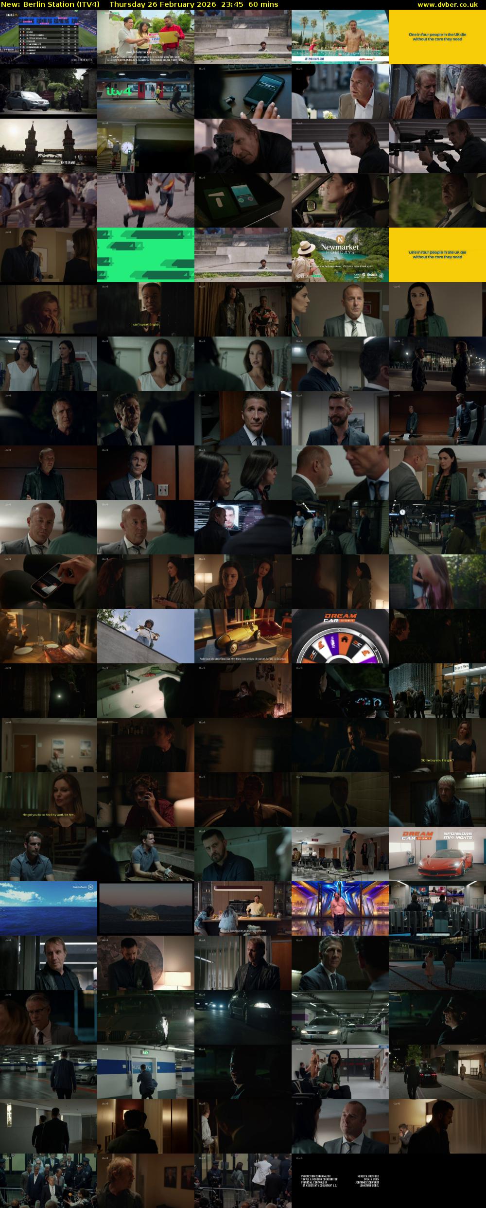 Berlin Station (ITV4) Thursday 26 February 2026 23:45 - 00:45