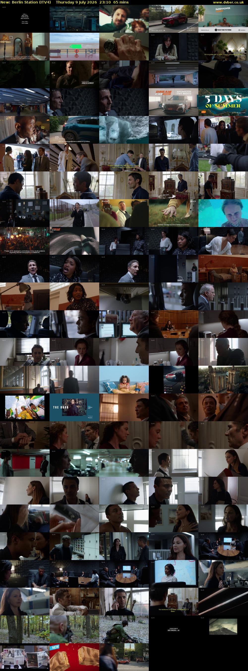 Berlin Station (ITV4) Thursday 9 July 2026 23:10 - 00:15
