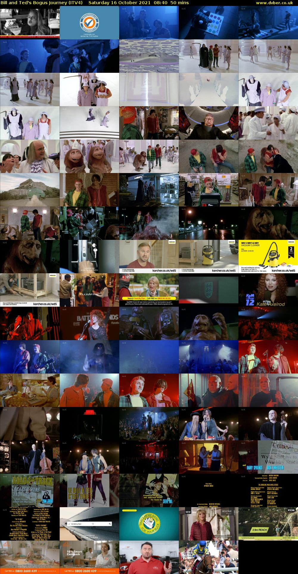 Bill and Ted's Bogus Journey (ITV4) Saturday 16 October 2021 08:40 - 09:30