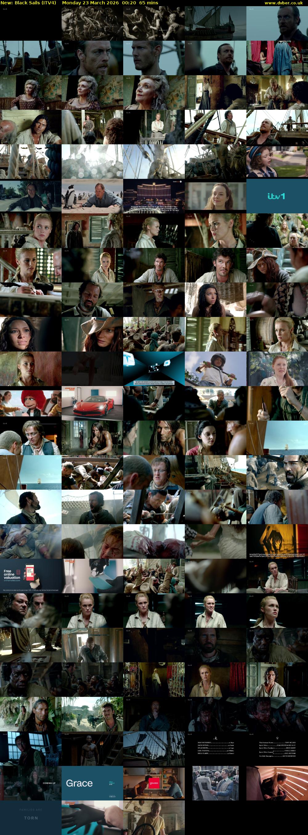 Black Sails (ITV4) Monday 23 March 2026 00:20 - 01:25