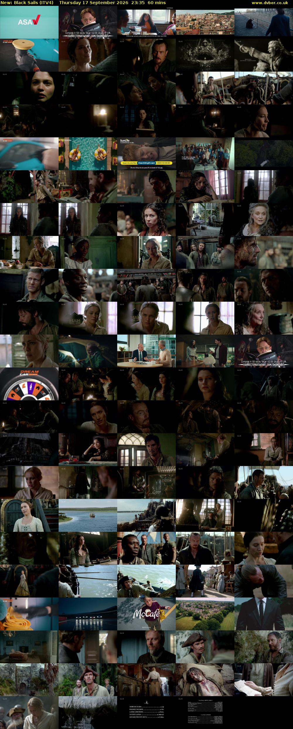 Black Sails (ITV4) Thursday 17 September 2026 23:35 - 00:35