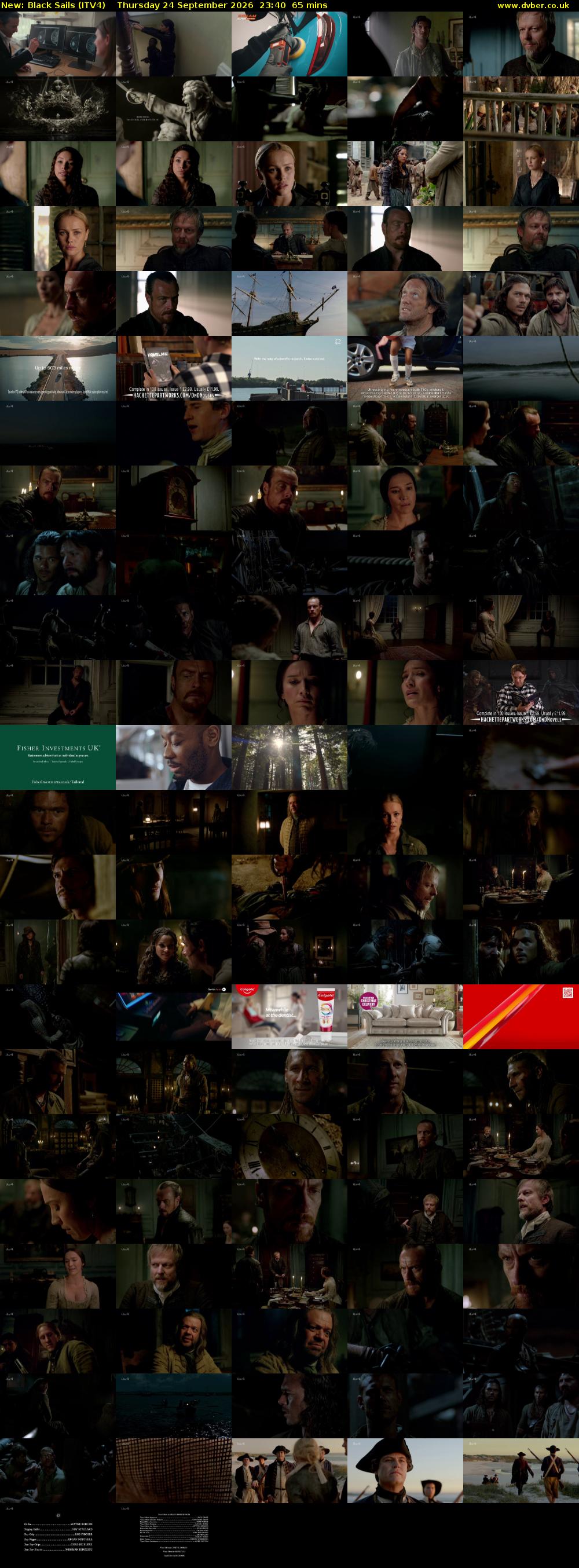 Black Sails (ITV4) Thursday 24 September 2026 23:40 - 00:45